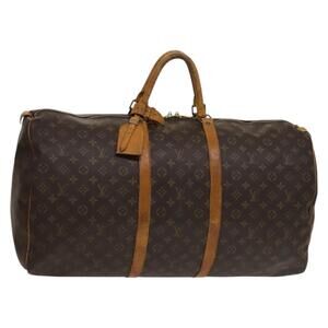 LOUIS VUITTON Monogram Keepall 60 Boston Bag M41422